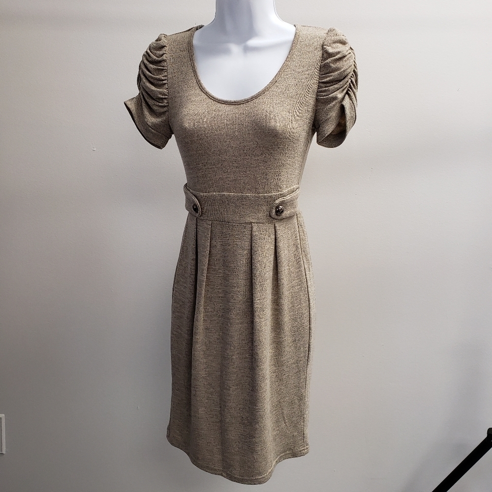 Rhapsody Womens Short Sleeve Dress Size Small
